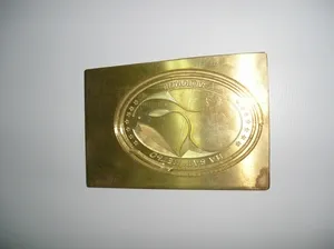 Гравирана месингова табелка
